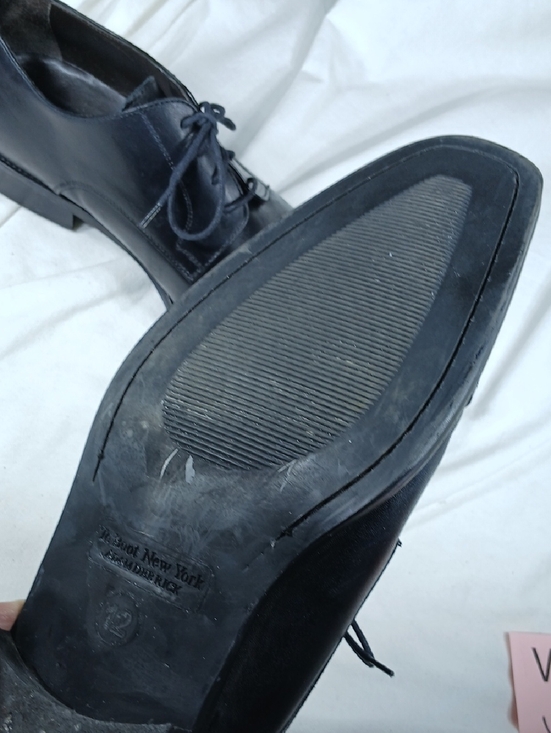 To Boot New York Black leather cap toe Oxford (Adam Derrick) main image 8